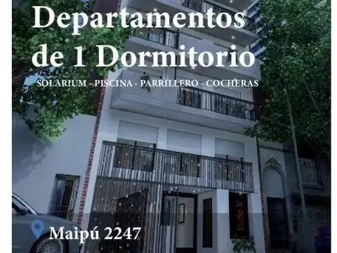 Departamento 1 dormitorio Maipú 2200 Republica de la Sexta. Rosario