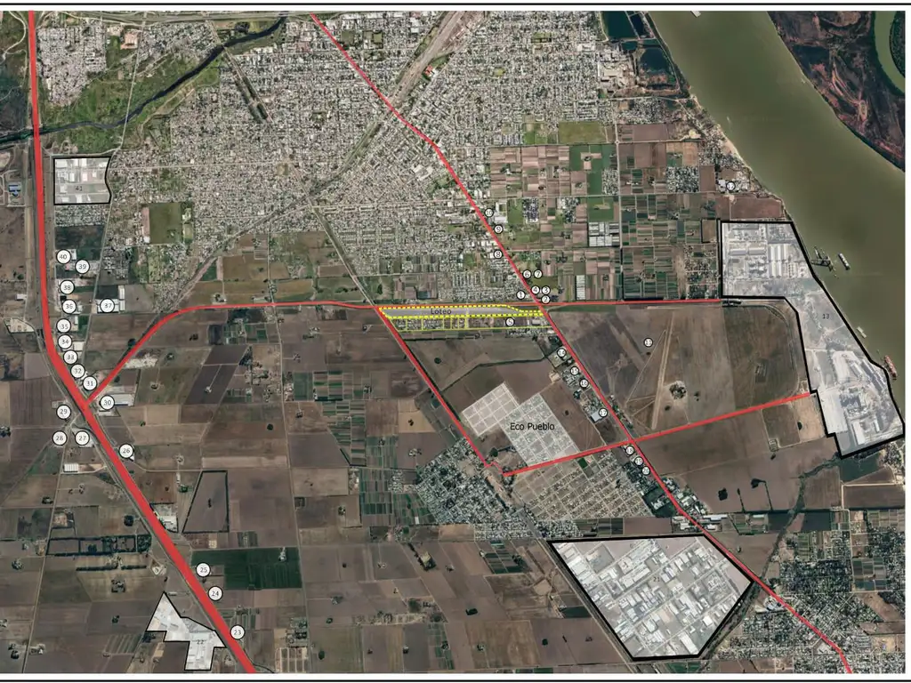 TERRENO 10 HECTAREAS FRENTISTA A LA RUTA DE CARGILL EN VILLA GOBERNADOR GALVEZ SANTA FE