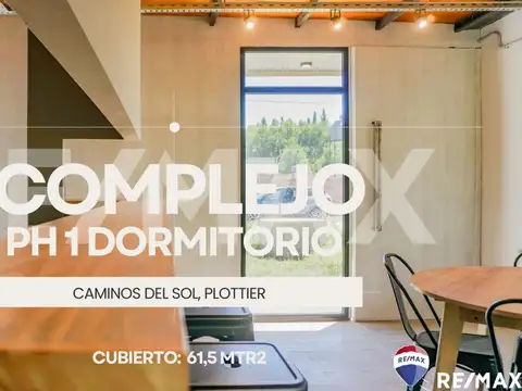 VENTA COMPLEJO PH 1 DORM|CAMINOS DEL SOL |PLOTTIER