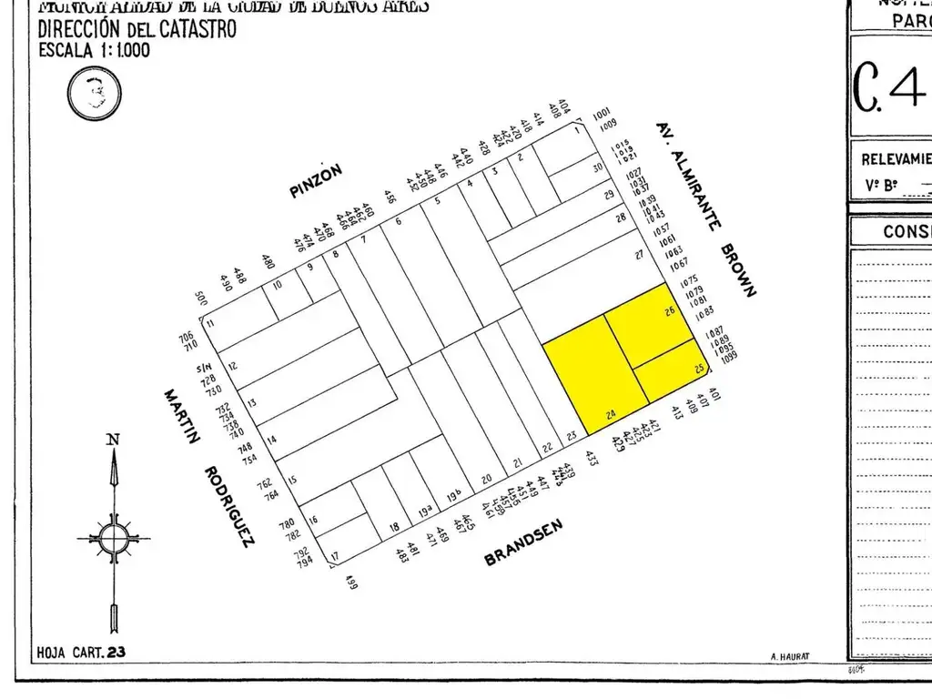 PARCELA DE 1348 M2 UBICADA EN ESQUINA