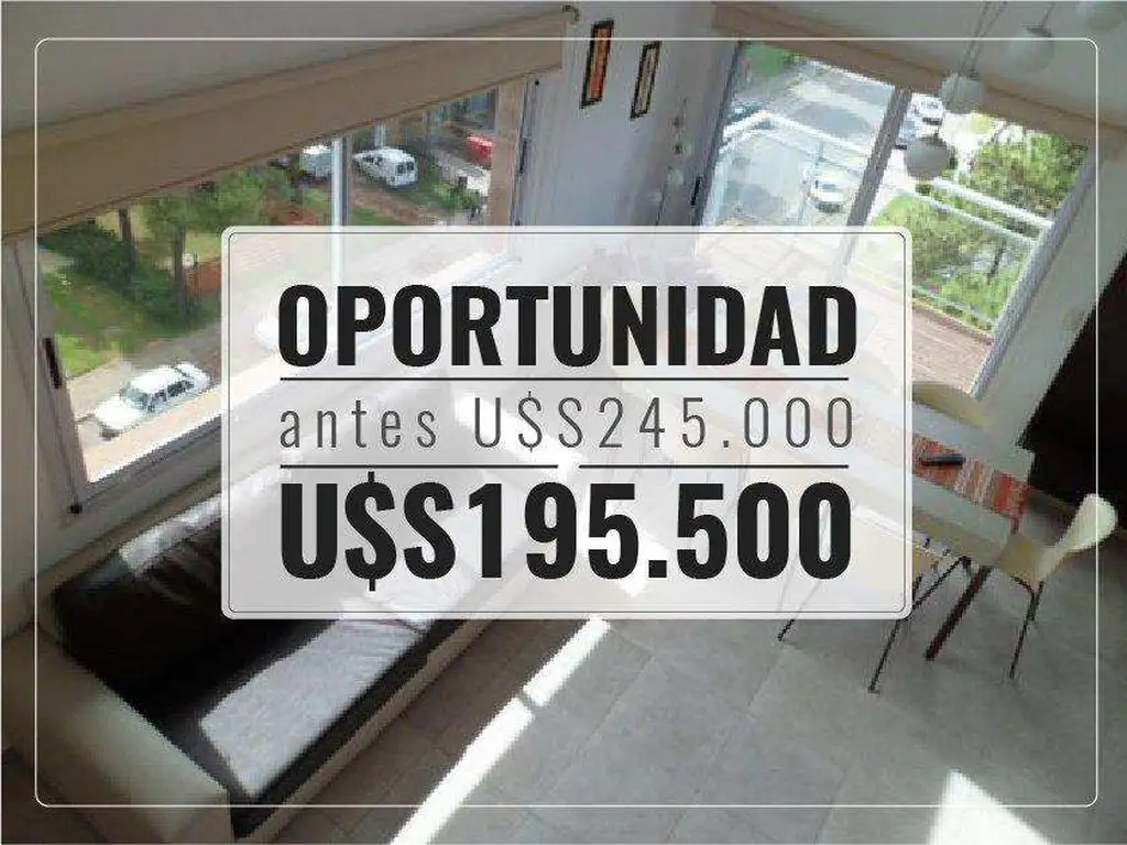 DEPARTAMENTO  EN PINAMAR CON PILETA CLIMATIZADA EN VENTA