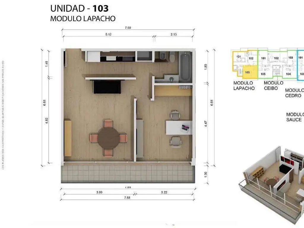 Departamento en  venta - 2 Amb c/ Balcon y Amenities - Villa Martelli