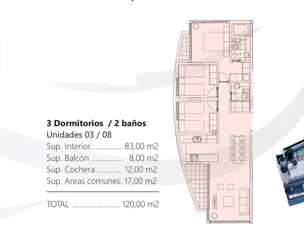 Departamento en  Venta