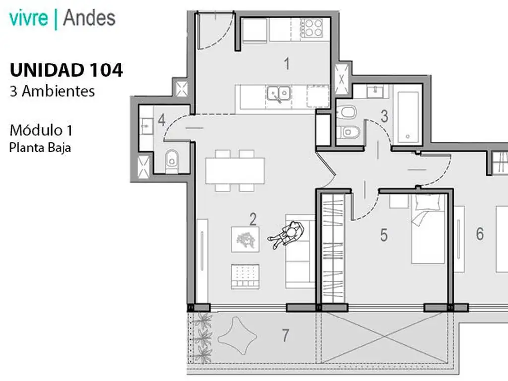 Venta de pozo 3 amb. en San Martín de los Andes, Neuquen