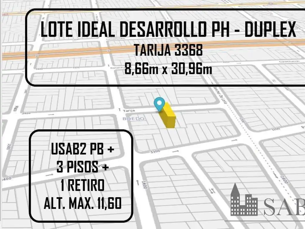 OPORTUNIDAD - LOTE EN VENTA 900m² VENDIBLES