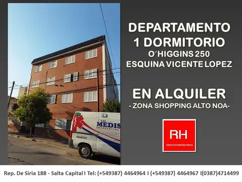 DEPARTAMENTO 1 DORMITORIO EN ALQUILER