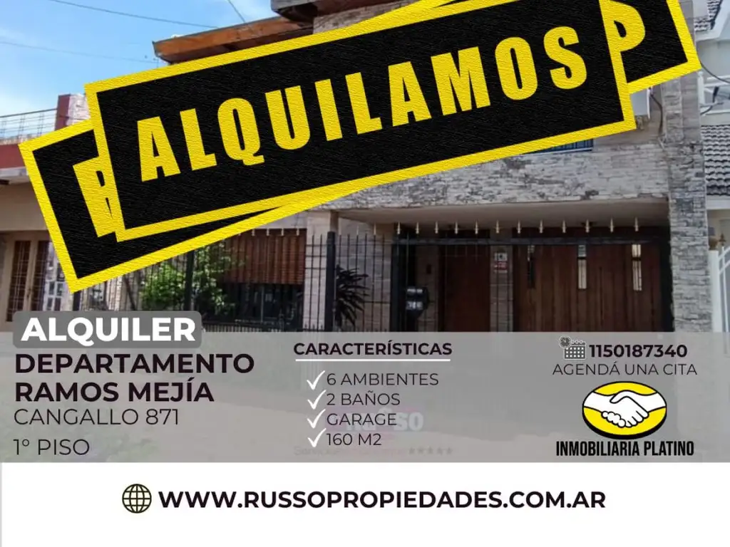 Alquiler Casa 6 Ambientes Ramos Mejia