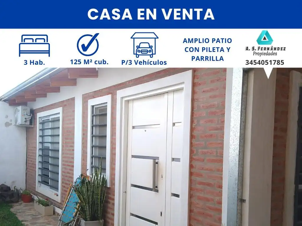 CASA AMPLIA CONSTRUCCIÓN DE PRIMERA CALIDAD