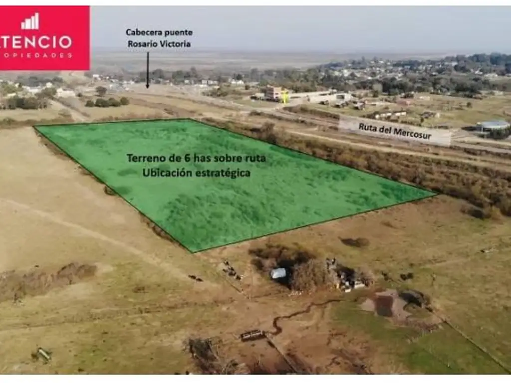 Terreno De 6 Hectareas En Cabecera Puente Rosario Victoria