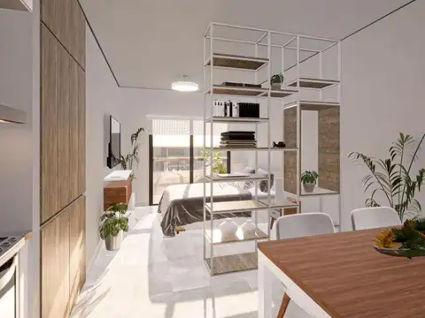 Departamento 2 ambientes con 2 baños