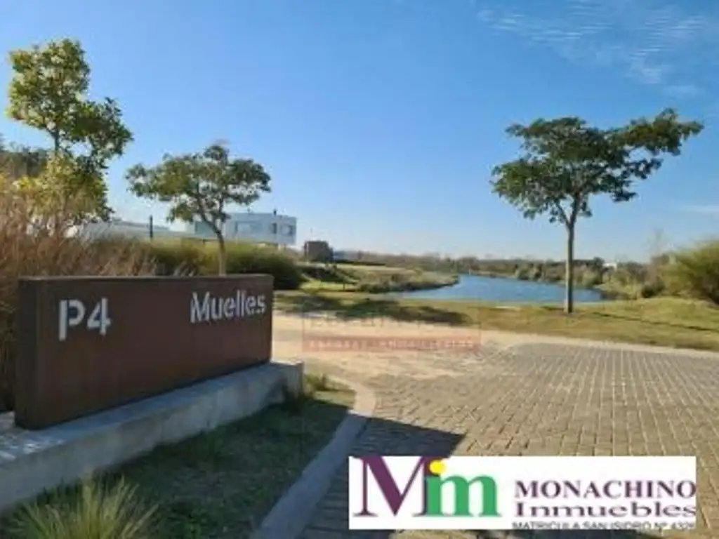 LOTE 1080m2 en Muelles - Puertos - a laguna, mts club house!