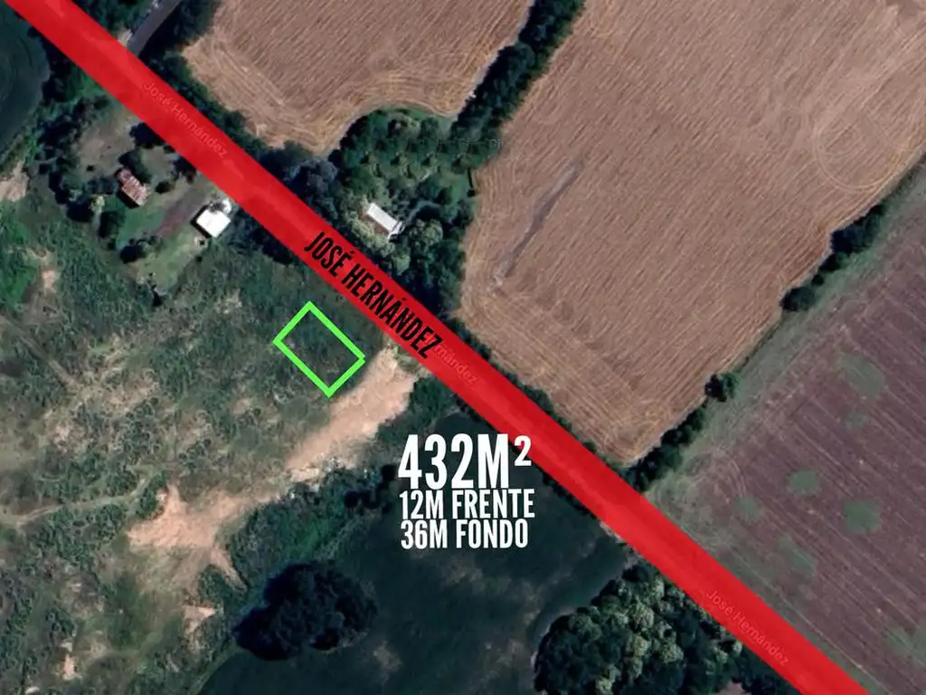 Terreno en venta - 432mts2- Chivilcoy