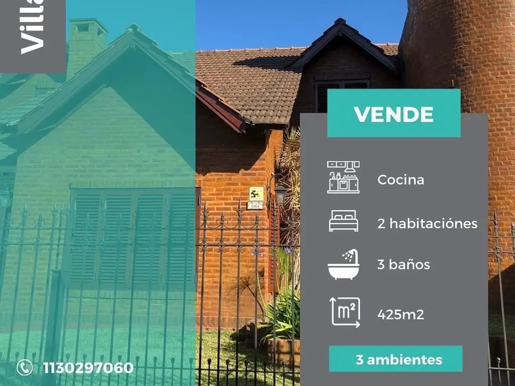 Casa Chalet  en Venta en Villa Bosch, Tres de Febrero, G.B.A. Zona Oeste