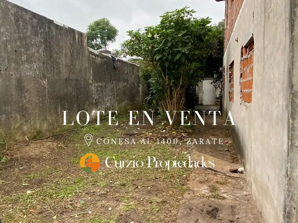 Vendo lote en Conesa al 1400, Zarate