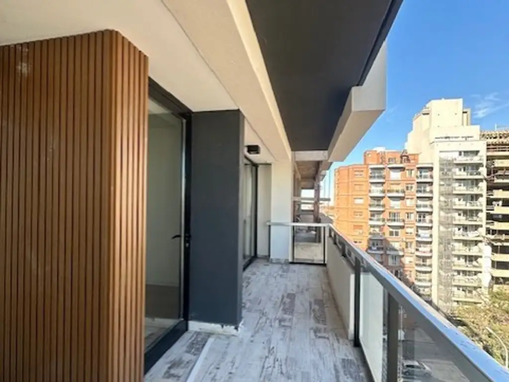 3 AMBIENTES DE 99 M2 TOTALES , DOS BALCONES , PARRILLA, DOS BAÑOS COMPLETOS , DOS DORM