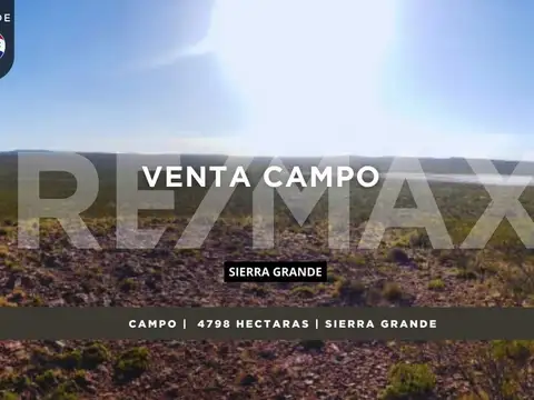 VENTA CAMPO SIERRA GRANDE