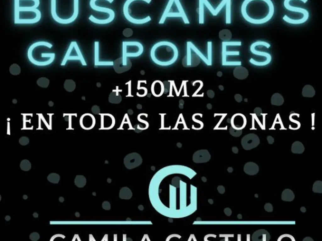 BUSCAMOS GALPONES EN ZONA OESTE !