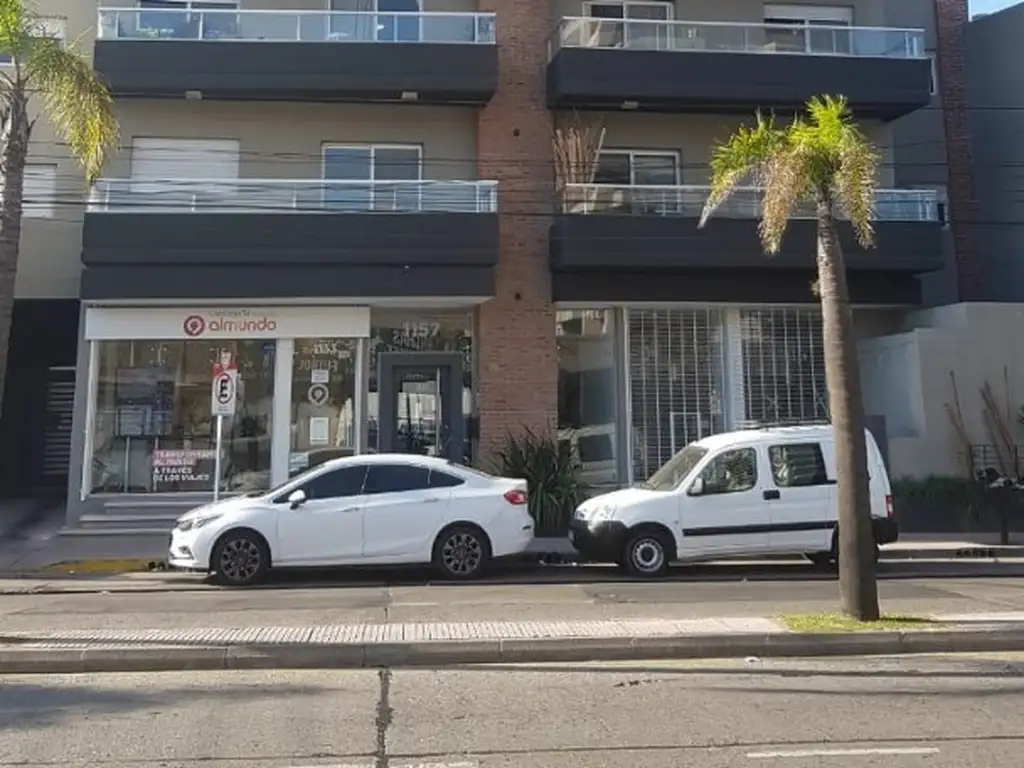 2 ambientes a estrenar – edificio con SUM. Balcón, cochera fija