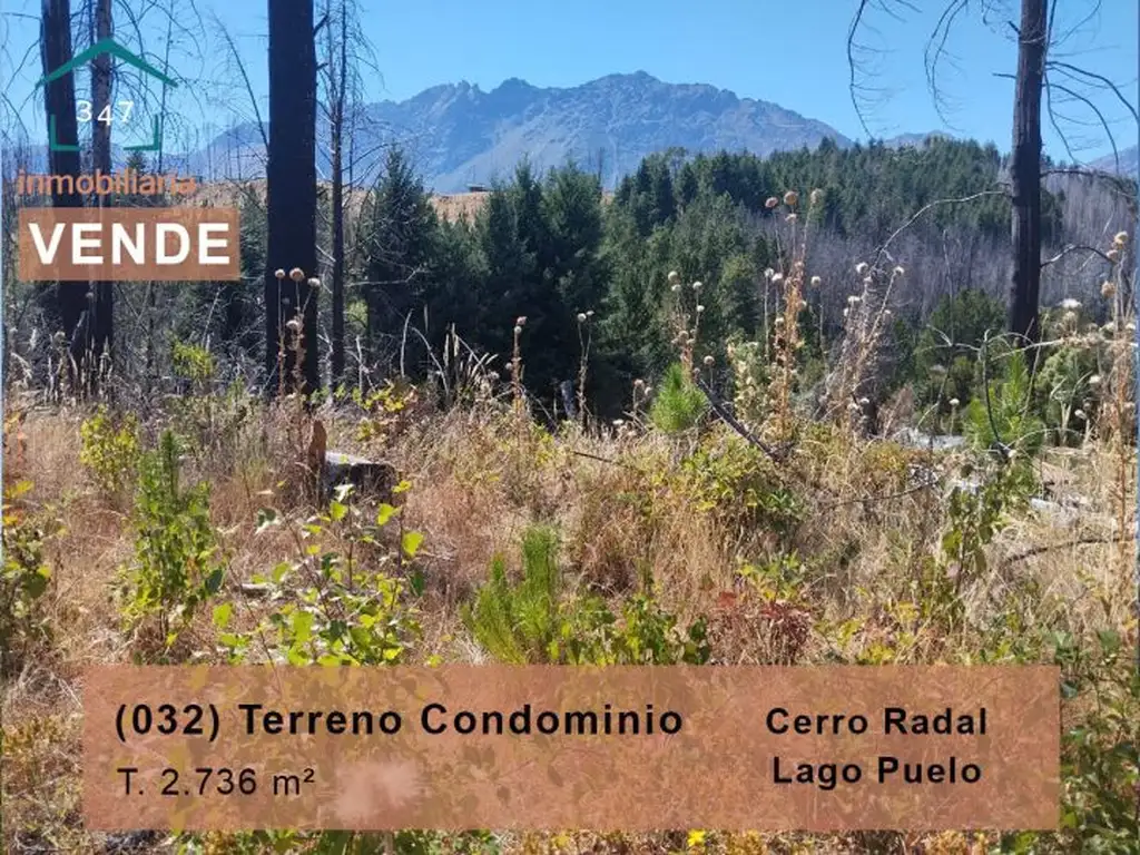 (032) Terreno en condominio en venta en Radal 2.736mts