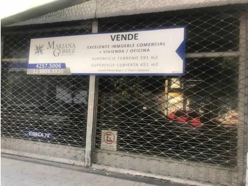 VENTA - Inmueble comercial s/ Videla c/ amplio salon   1° pi