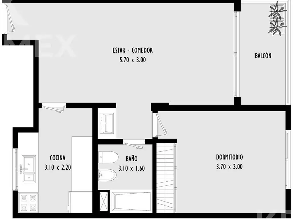 DEPARTAMENTOS DE UN DORMITORIO A ESTRENAR EN LA PLATA CENTRO