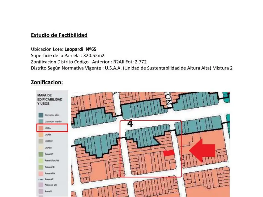 VENTA DE LOTE EN LEOPARDI AL 100 VILLA LURO