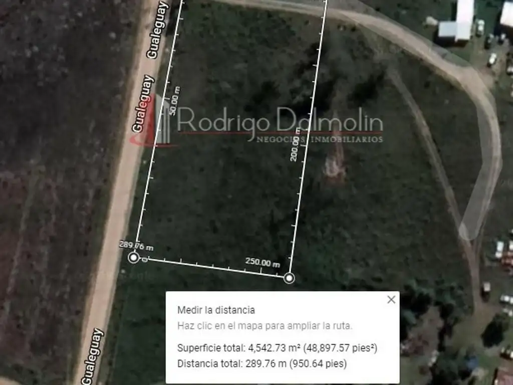 VENDO. Amplio Lote en Villa Zorraquín, calle Gualeguay.