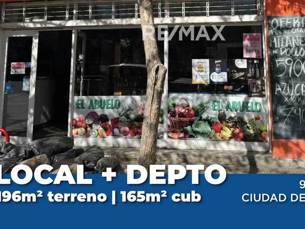 LOCAL + DEPTO EN VENTA | CIPOLLETTI