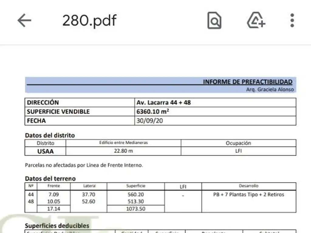 Venta de terreno en Floresta Capital Federal