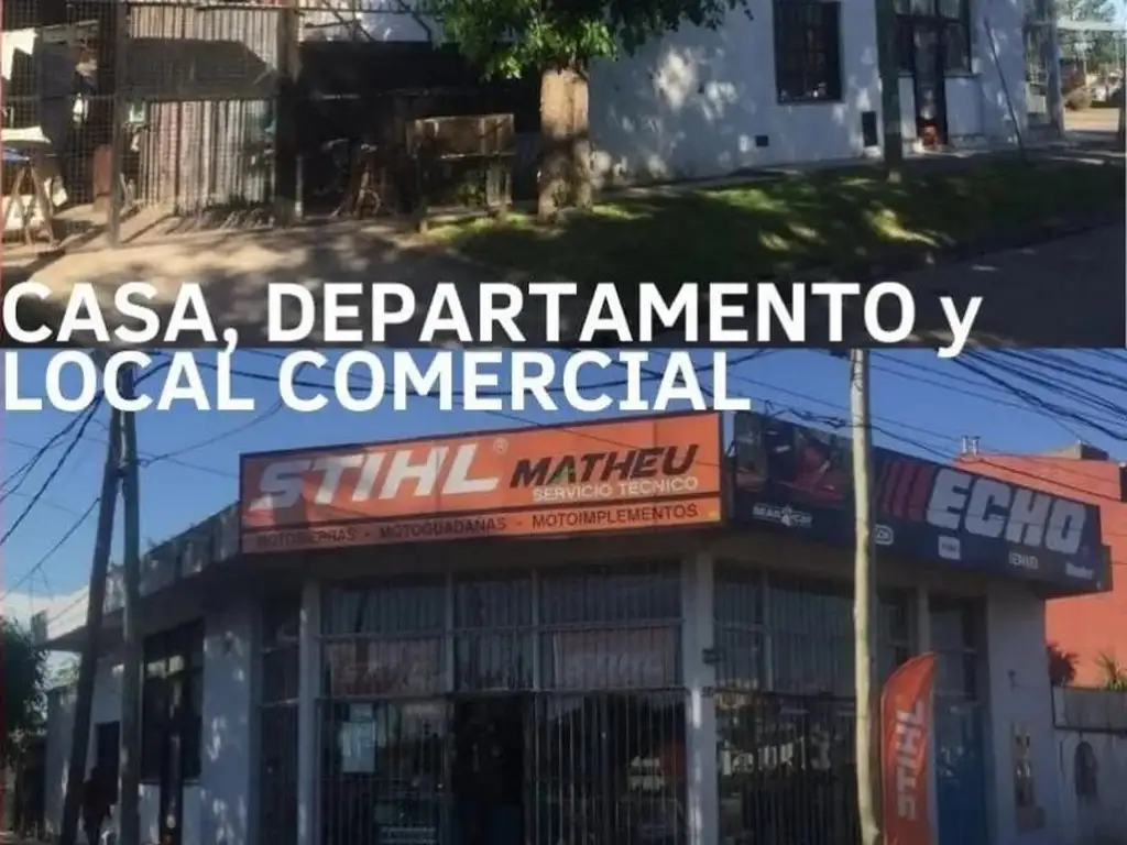 Venta Casa, departamento y local comercial en Matheu Pdo Escobar