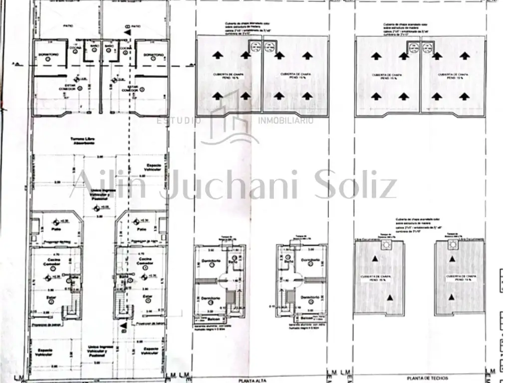 COMPLEJO DE CHALETS Y DUPLEX 3 AMBIENTES VENTA EN POZO