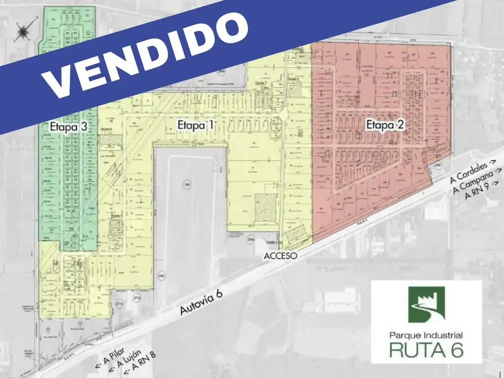 TERRENO INDUSTRIAL A PARTIR DE LOS 2000 hasta los 52000 m2