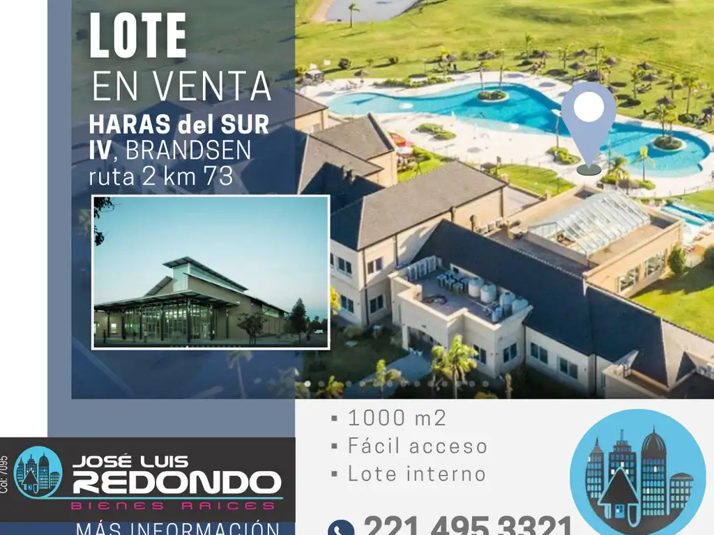 VENTA de Lote en Haras del Sur IV, Brandsen, Ruta 2 km 73