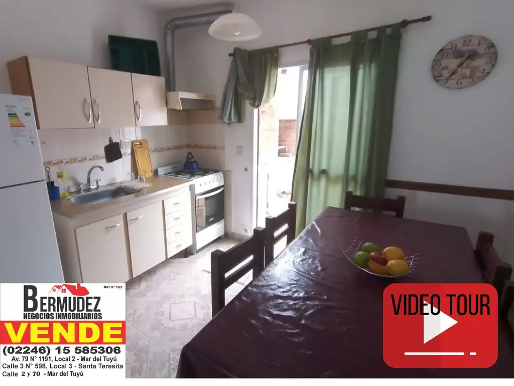 Venta Triplex 4 Amb calle 4 e/88 Y 89 Mar Del Tuyu. RETASADO OFERTA. AMOBLADO