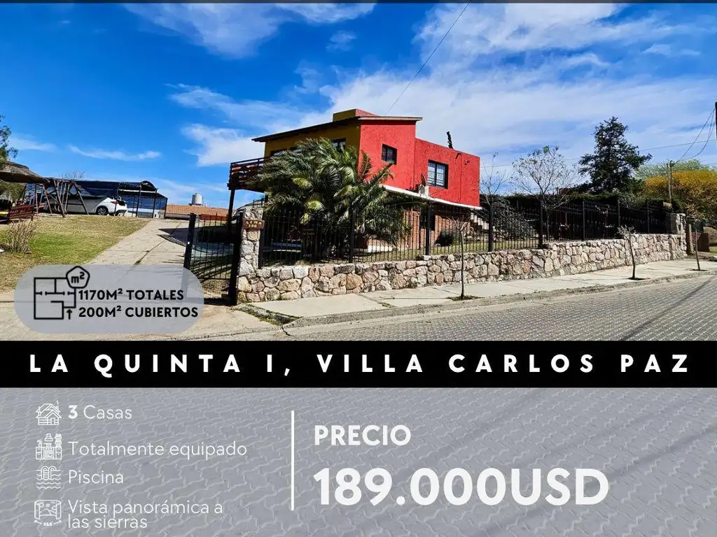 Complejo Turistico Equipado en Venta, La Quinta (1ra Sección), Villa Carlos Paz