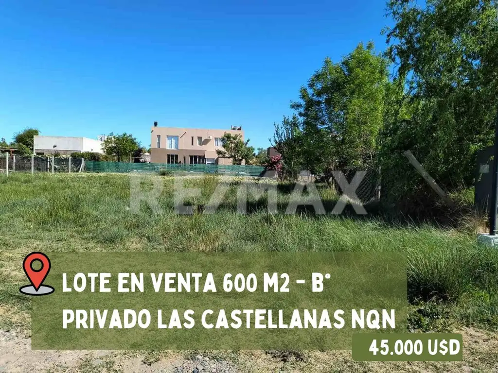 VENTA LOTE BARRIO CERRADO LA CASTELLANA