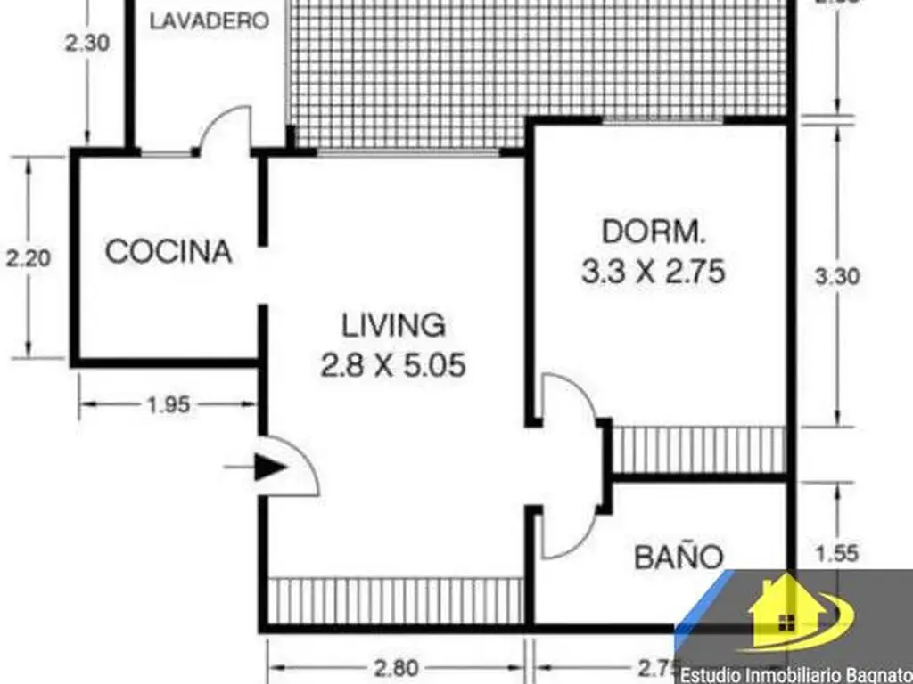 Departamento en venta de 1 dormitorios c/ Patio en Balvanera