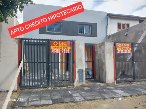 APTO CREDITO  DUPLEX A ESTR. 3 AMB, COCH Y JARDÍN