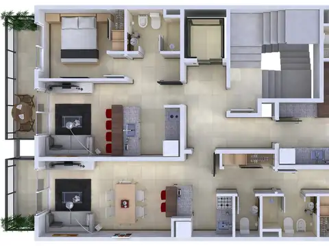 Departamento en Venta de 1 dormitorio