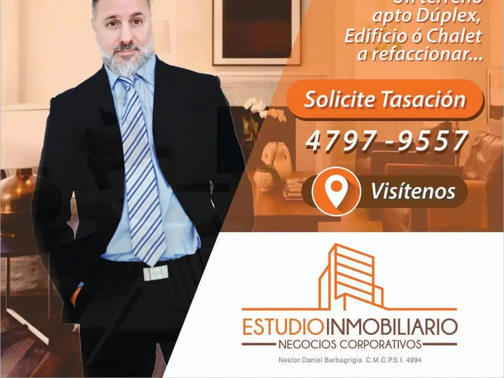 EXCELENTE PROPIEDAD EN LOTE PROPIO DISTRIBUIDA EN UNA PLANTA