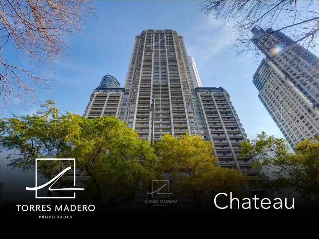 CHATEAU PUERTO MADERO ALQUILER DEPTO DE 3 DORMITORIOS CON 2 COCHERAS !