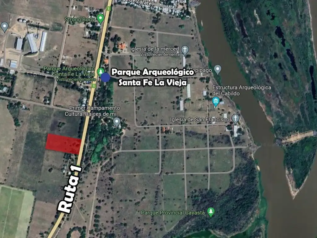 Venta Gran Terreno s/ Ruta 1 frente Ruinas Cayastá