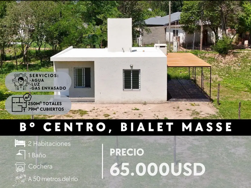 SE VENDE CASA A ESTRENAR  EN EL CENTRO DE BIALET MASSE