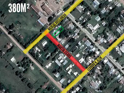 Terreno en venta - 380Mts2 - Henderson, Hipólito Yrigoyen