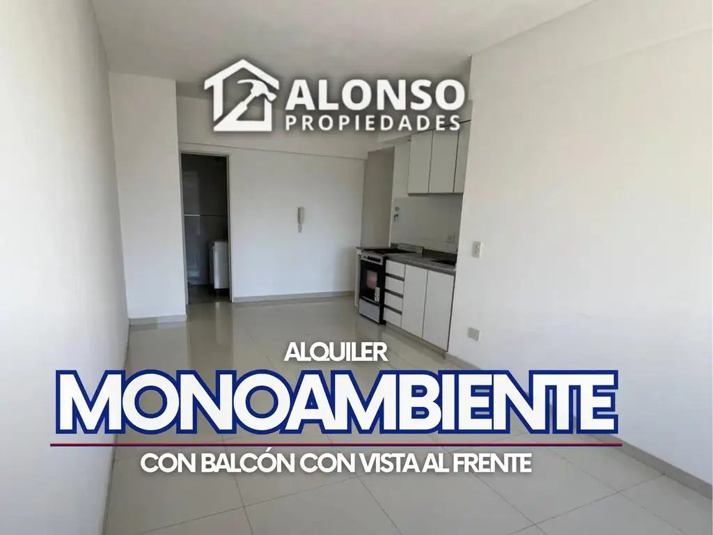 MONOAMBIENTE CON BALCÓN EN ALQUILER