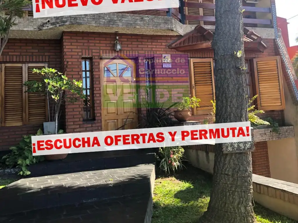 ¡NUEVO VALOR! HERMOSO CHALET DE 6 AMBIENTES EN VILLA LUZURIAGA. ¡ACEPTA PERMUTA COMO PARTE DE PAGO!