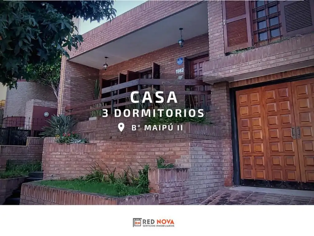 Hermosa casa en B° Maipú II. 3 Dormitorios