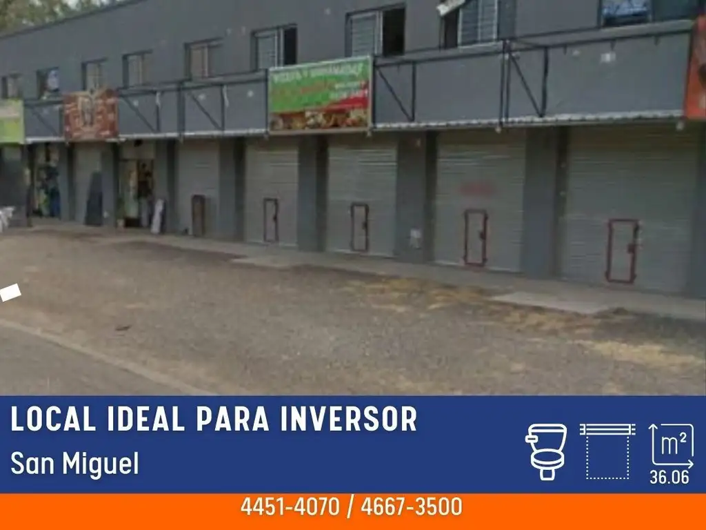 Local - Venta - Argentina, San Miguel - Int. Irigoin 2050