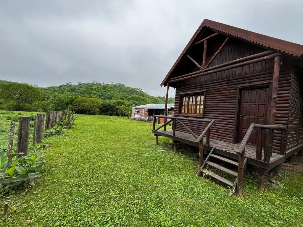 VENTA TERRENO MAS CABAÑA AMOBLAD VILLA PADRE MONTI