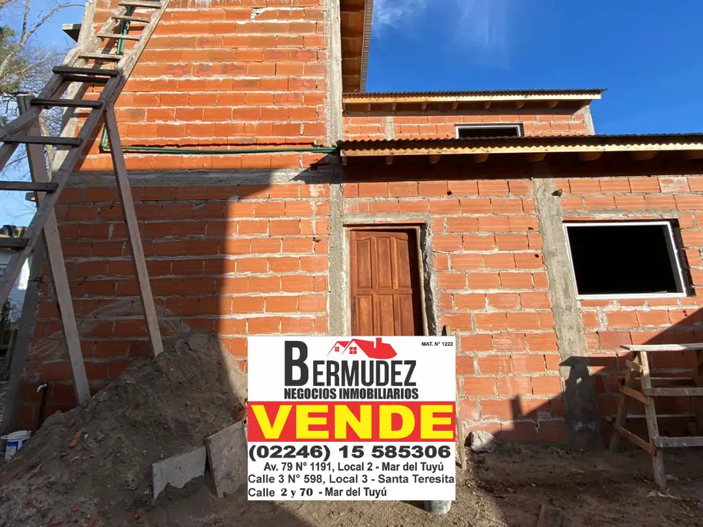 Venta chalet 4 amb a estrenar! Obra financiada calle 80 entre 8 y 9 Mar del tuyu